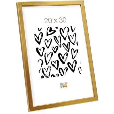 Deknudt Frames S41JA1 20x30 Photoframe guldträ Deknudt Frames S41JA1 20x30 Photoframe guldträ