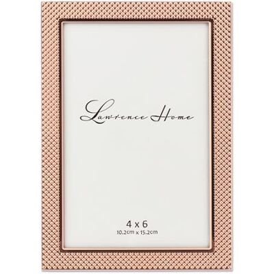 Lawrence Frames Lawrence ramar 4 x 6 grynstift prick mönster koppar bildram Lawrence Frames Lawrence ramar 4 x 6 grynstift prick mönster koppar bildram
