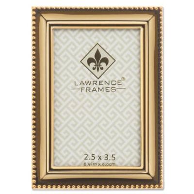 Lawrence Frames Classic 11723 Fotoram med pärlkant, 6 x 9 cm (2,5 x 3,5 tum), guld Lawrence Frames Classic 11723 Fotoram med pärlkant, 6 x 9 cm (2,5 x 3,5 tum), guld