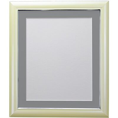 FRAMES BY POST Ramar av POST Soda bildram, plast, kräm med mörkgrå montering, 50 x 40 bildstorlek 40 x 30 cm FRAMES BY POST Ramar av POST Soda bildram, plast, kräm med mörkgrå montering, 50 x 40 bildstorlek 40 x 30 cm
