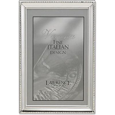 Lawrence Frames Verona 11682 Fotoram med pärlkant, 20 x 30 cm (8 x 12 tum), enkel, silver Lawrence Frames Verona 11682 Fotoram med pärlkant, 20 x 30 cm (8 x 12 tum), enkel, silver