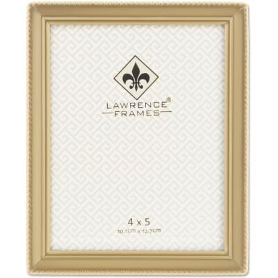 Lawrence Frames Lawrence ramar pärla kantdesign, 4 x 5, satin guld Lawrence Frames Lawrence ramar pärla kantdesign, 4 x 5, satin guld