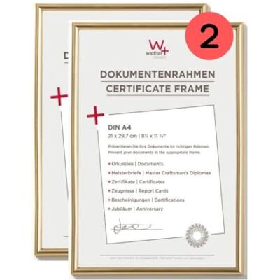 walther design tavelram guld 21 x 29,7 cm (DIN A4) dubbelpack, Galeria plastram KG130HD walther design tavelram guld 21 x 29,7 cm (DIN A4) dubbelpack, Galeria plastram KG130HD