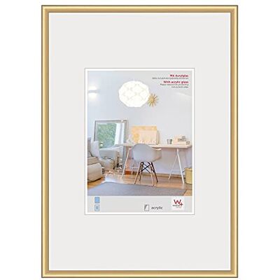 walther design KVX030G New Lifestyle Plast fotoram konstglas glas 20x30 cm, guld walther design KVX030G New Lifestyle Plast fotoram konstglas glas 20x30 cm, guld