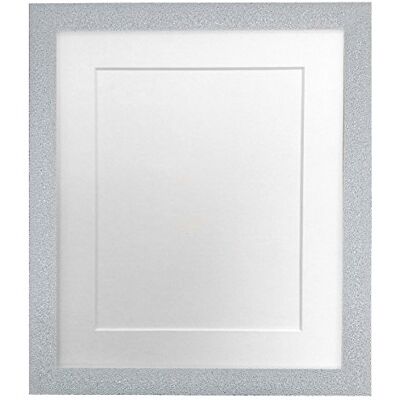 FRAMES BY POST Ramar av POST Glitz fotoram med vit montering 12 x 10 bildstorlek 25,4 x 20,32 cm plastglas FRAMES BY POST Ramar av POST Glitz fotoram med vit montering 12 x 10 bildstorlek 25,4 x 20,32 cm plastglas