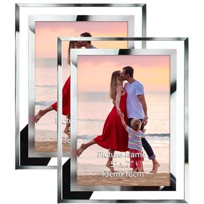 Giftgarden Bildram 13 x 18 glas bröllop fotoram flera bilder, set om 2 födelsedagspresent Giftgarden Bildram 13 x 18 glas bröllop fotoram flera bilder, set om 2 födelsedagspresent