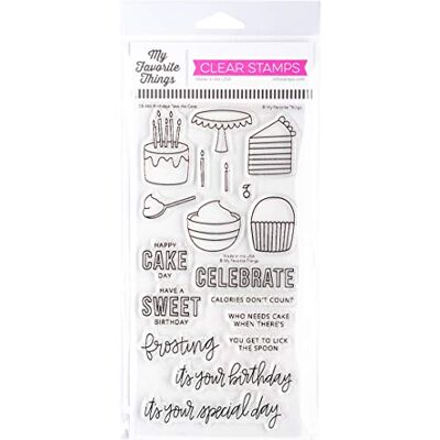 My Favorite Things CS-464 MFT transparent stämpel för tårtor, födelsedagar Take the Cake, en storlek My Favorite Things CS-464 MFT transparent stämpel för tårtor, födelsedagar Take the Cake, en storlek