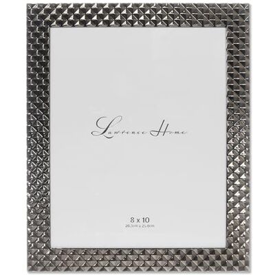 Lawrence Frames Lawrence ramar 8 x 10 svart rök metall bildram diamantmönster Lawrence Frames Lawrence ramar 8 x 10 svart rök metall bildram diamantmönster