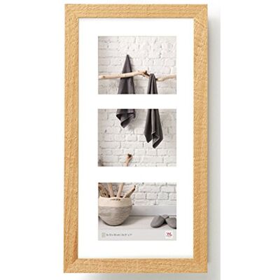 walther design tavelram natur 3x 13x18 cm galleri med passepartout, Hem träram HO338H walther design tavelram natur 3x 13x18 cm galleri med passepartout, Hem träram HO338H