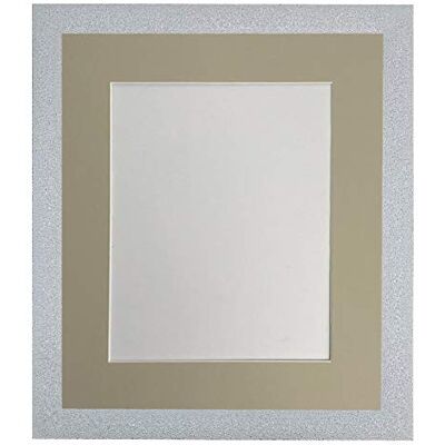 FRAMES BY POST Ramar av POST Glitz vit fotoram med ljusgrå montering 10 x 8 bildstorlek 20 x 15 cm plastglas FRAMES BY POST Ramar av POST Glitz vit fotoram med ljusgrå montering 10 x 8 bildstorlek 20 x 15 cm plastglas
