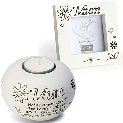 Arora Mamma Tealight och fotoram känsla födelsedag julklapp idé, flerfärgad, en storlek Arora Mamma Tealight och fotoram känsla födelsedag julklapp idé, flerfärgad, en storlek