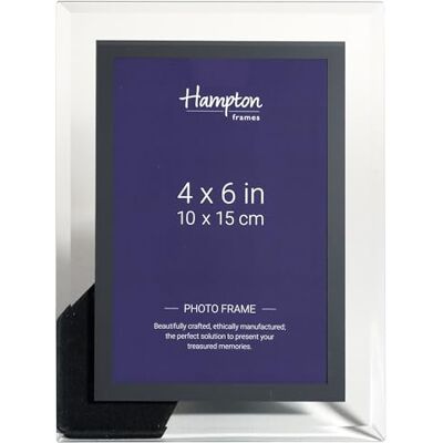 Hampton Frames Hampton ramar spegel färdig spegel glas foto bildram 4 x 6 (10 x 15 cm) GTM24046 Hampton Frames Hampton ramar spegel färdig spegel glas foto bildram 4 x 6 (10 x 15 cm) GTM24046