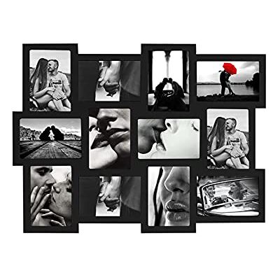 Rebecca Mobili bildram i svart, fotokollage för 12 bilder, format 10 x 15, MDF, levande kultur – mått: 47 x 60 x 1,2 cm (HxLxB) – Art. RE4064 Rebecca Mobili bildram i svart, fotokollage för 12 bilder, format 10 x 15, MDF, levande kultur – mått: 47 x 60 x 1,2 cm (HxLxB) – Art. RE4064