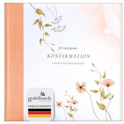 goldbuch 03 039 fotoalbum konfirmation blomstermagi, album 25 x 25 cm Fotobok med 44 vita sidor, pergaminskildring, inbunden film, scrapbooking, 4 illustrerade och 6 designsidor goldbuch 03 039 fotoalbum konfirmation blomstermagi, album 25 x 25 cm Fotobok med 44 vita sidor, pergaminskildring, inbunden film, scrapbooking, 4 illustrerade och 6 designsidor