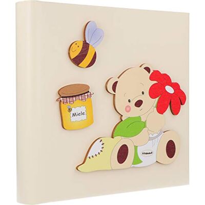 Fabula album med inlägg"björn" blommor Nascita 20 x 20 flerfärgad Fabula album med inlägg"björn" blommor Nascita 20 x 20 flerfärgad