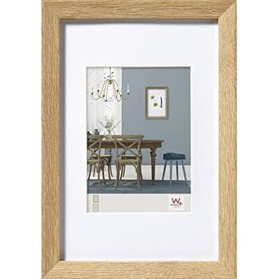 walther design tavelram ljus ek 15 x 20 cm med passepartout, Fiorito träram EF520E walther design tavelram ljus ek 15 x 20 cm med passepartout, Fiorito träram EF520E