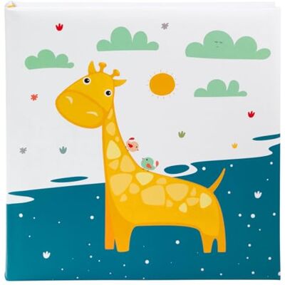 goldbuch 27 004 fotoalbum Sunny giraff, minnesalbum med giraffmotiv, babyalbum, 60 vita sidor med skyddspapper, fotobok, omslag av konsttryck, ca 31 x 30 x 4 cm, vit goldbuch 27 004 fotoalbum Sunny giraff, minnesalbum med giraffmotiv, babyalbum, 60 vita sidor med skyddspapper, fotobok, omslag av konsttryck, ca 31 x 30 x 4 cm, vit