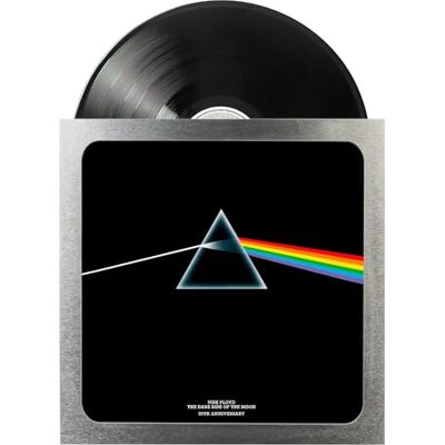 Grupo Erik 12" Vinyl Record Frame Silver Frame Vinyl Display 32 x 32 cm, MDF + Plastic Front Panel Album Cover Frames, Music Gifts For Men & For Women, Wall Decor Grupo Erik 12" Vinyl Record Frame Silver Frame Vinyl Display 32 x 32 cm, MDF + Plastic Front Panel Album Cover Frames, Music Gifts For Men & For Women, Wall Decor