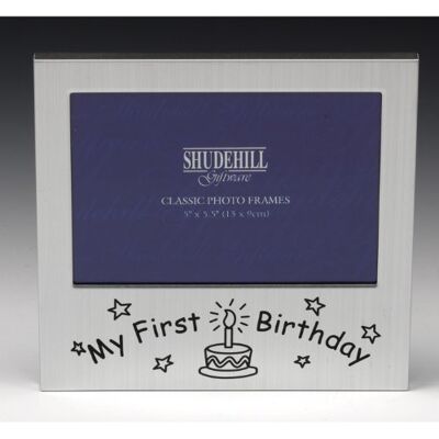 Shudehill Giftware 12,7 cm x 7,6 cm "My 1st Birthday" bildram för spädbarn första födelsedagen. Vacker födelsedagspresent 7222 Shudehill Giftware 12,7 cm x 7,6 cm "My 1st Birthday" bildram för spädbarn första födelsedagen. Vacker födelsedagspresent 7222