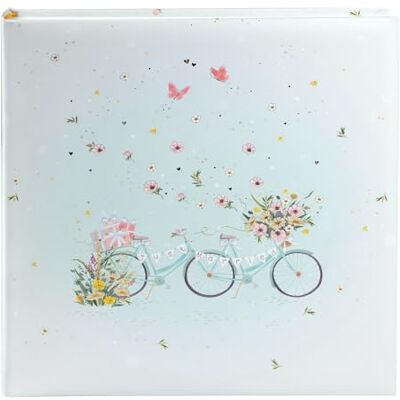 goldbuch 08 042 bröllopsalbum blommig tandem, fotoalbum med 60 vita sidor och pergaminskiljeblad, minnesalbum med blommigt tandemmotiv, fotoalbum för kärlekspar, ca 30 x 31 x 4 cm goldbuch 08 042 bröllopsalbum blommig tandem, fotoalbum med 60 vita sidor och pergaminskiljeblad, minnesalbum med blommigt tandemmotiv, fotoalbum för kärlekspar, ca 30 x 31 x 4 cm