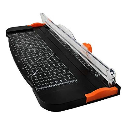 ISO TRADE Guillotinas varumärke modell Paper Cutting Machine 12 sheets to A3 Photo Greeting Card Finger Guard Gleitlinieal ISO TRADE Guillotinas varumärke modell Paper Cutting Machine 12 sheets to A3 Photo Greeting Card Finger Guard Gleitlinieal