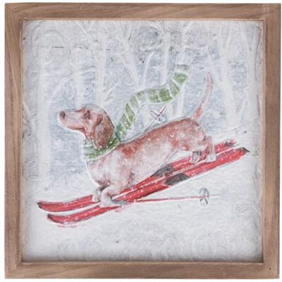 Tivoli Julbild 25 x 25 cm, träram, XMas Vintage Tivoli Julbild 25 x 25 cm, träram, XMas Vintage
