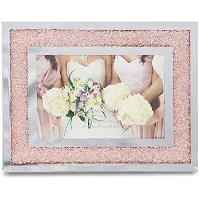 Pavilion Gift company Paviljong presentföretag härliga tillfällen rosa kristall bröllop brudtärnor bildram, 15 cm x 10 cm, persika Pavilion Gift company Paviljong presentföretag härliga tillfällen rosa kristall bröllop brudtärnor bildram, 15 cm x 10 cm, persika