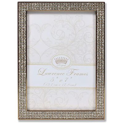 Lawrence Frames Lawrence ramar 5 x 7 varv guld och glitter metall fotoram Lawrence Frames Lawrence ramar 5 x 7 varv guld och glitter metall fotoram