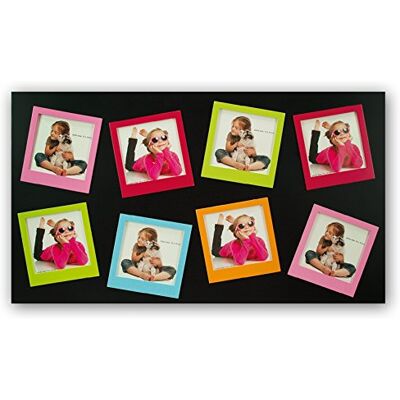 Zep Teulada multiöppning svart fotoram för 8 4 x 4 foton Zep Teulada multiöppning svart fotoram för 8 4 x 4 foton