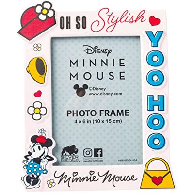 Silver Buffalo Disney Mimmi Yoo Hoo 10 x 15 cm fotoram i harts Silver Buffalo Disney Mimmi Yoo Hoo 10 x 15 cm fotoram i harts