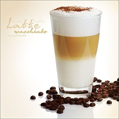Pro-Art gla515b väggbild glaskonst "Caramel Macchiato", 50 x 50 cm Pro-Art gla515b väggbild glaskonst "Caramel Macchiato", 50 x 50 cm