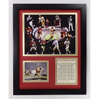 Legends Never Die NCAA Florida State Seminoles Football Greats Double Matted Photo Frame, 12" x 15", (12449U) Legends Never Die NCAA Florida State Seminoles Football Greats Double Matted Photo Frame, 12" x 15", (12449U)