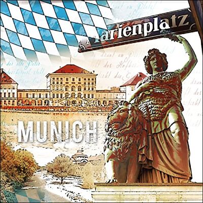 Pro-Art g1250k väggbild Giclée 'München' 70 x 70 cm Pro-Art g1250k väggbild Giclée 'München' 70 x 70 cm