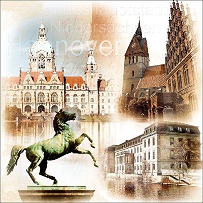 Pro-Art g1733a väggbild Giclée 'Hannover' 30 x 30 cm Pro-Art g1733a väggbild Giclée 'Hannover' 30 x 30 cm