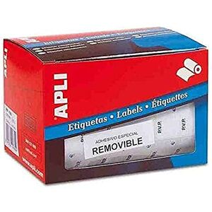 APLI 10087 – självhäftande etiketter rulle, 16 x 22 mm, vit, enheter innehåller: 1 APLI 10087 – självhäftande etiketter rulle, 16 x 22 mm, vit, enheter innehåller: 1