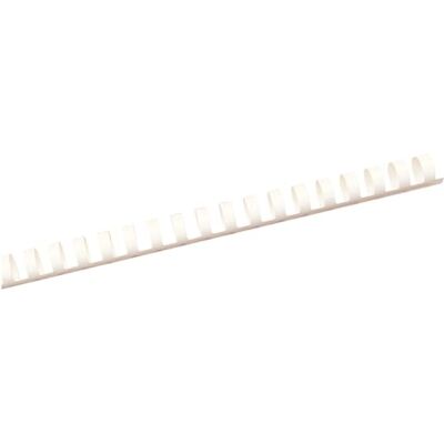 Albyco Plastpärm, bindringar, 21 ringar, ø 12 mm vit, bindningskapacitet 105 ark, längd A4, 100 st Albyco Plastpärm, bindringar, 21 ringar, ø 12 mm vit, bindningskapacitet 105 ark, längd A4, 100 st