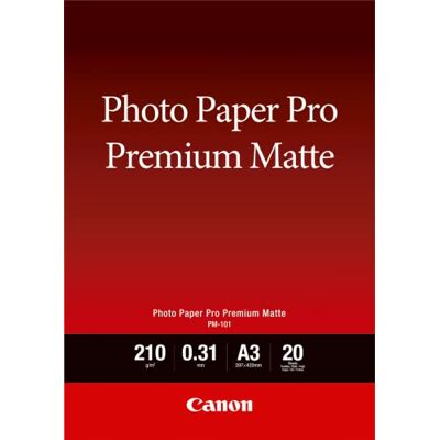 Canon Pro Premium PM-101 2028049 Fotopapper, Vit, A3 Canon Pro Premium PM-101 2028049 Fotopapper, Vit, A3
