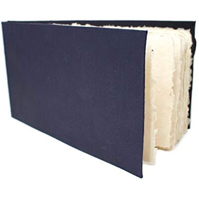 Artway Indigo Skissbok av Bomullsraggpapper Panorama Landskap 40 Sidor/20 Blad av 250 gsm Papper av 100% Bomullsraggpapper Med Medelhög Textur 100% Handgjort Artway Indigo Skissbok av Bomullsraggpapper Panorama Landskap 40 Sidor/20 Blad av 250 gsm Papper av 100% Bomullsraggpapper Med Medelhög Textur 100% Handgjort