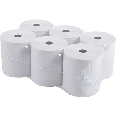 Exacompta 6 Rullar Kassa 80mm x 70mm 48g/m² BPA-fri Längd 72 m Exacompta 6 Rullar Kassa 80mm x 70mm 48g/m² BPA-fri Längd 72 m