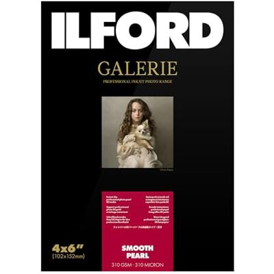 Ilford 2001743 Galerie Prestige Smooth Pearl 310gsm A6 100 ark Ilford 2001743 Galerie Prestige Smooth Pearl 310gsm A6 100 ark