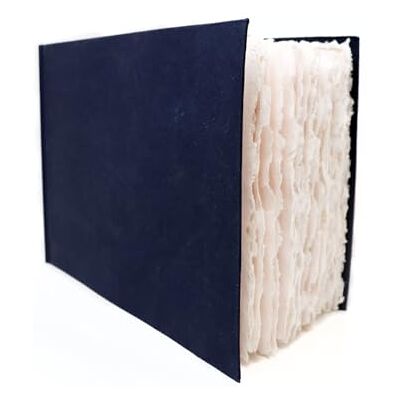 Artway Indigo Skissbok av Bomullsraggpapper A4 Landskap 70 Sidor/35 Blad av 250 gsm Papper av 100% Bomullsraggpapper Med Medelhög Textur 100% Handgjort Artway Indigo Skissbok av Bomullsraggpapper A4 Landskap 70 Sidor/35 Blad av 250 gsm Papper av 100% Bomullsraggpapper Med Medelhög Textur 100% Handgjort