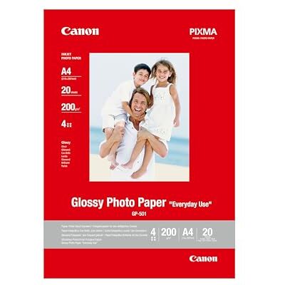 Canon GP-501 0775B082 Fotopapper, Vit, A4 Canon GP-501 0775B082 Fotopapper, Vit, A4