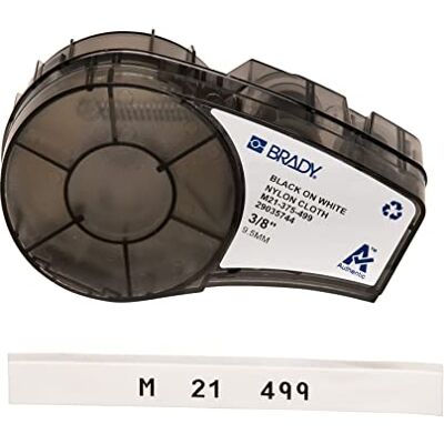 Brady Black on White 4,87 m x 9,53 mm nylon, M21-375-499 (nylon) Brady Black on White 4,87 m x 9,53 mm nylon, M21-375-499 (nylon)