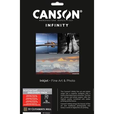 Canson Infinity Somerset Discovery Pack A4-21 x 29,7 cm 8 ark Canson Infinity Somerset Discovery Pack A4-21 x 29,7 cm 8 ark
