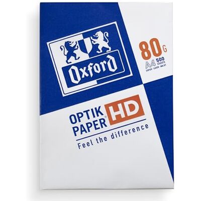Oxford , A4-folio, 80 gr, vitt multifunktionspapper, laser- eller bläckstråleskrivare, 1-pack, 500 ark Oxford , A4-folio, 80 gr, vitt multifunktionspapper, laser- eller bläckstråleskrivare, 1-pack, 500 ark