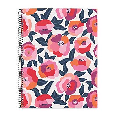Miquelrius A4 anteckningsbok, hårt omslag, 4 färgränder, 120 ark rutnät, 70 g papper mikroperforerat med 4 hål för 4 ringar, rosa, fjäderdesign Miquelrius A4 anteckningsbok, hårt omslag, 4 färgränder, 120 ark rutnät, 70 g papper mikroperforerat med 4 hål för 4 ringar, rosa, fjäderdesign