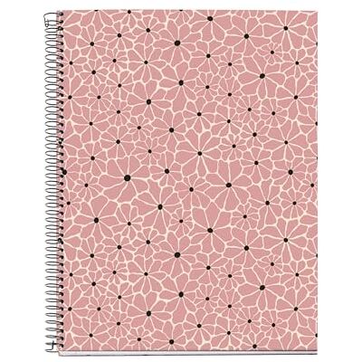 Miquelrius A4 fyrkantig anteckningsbok, anteckningsbok med 100 ark i 4 färger att organisera, 70 g/m² ogenomträngligt papper, 4 arkivborrar, spiral, blush Miquelrius A4 fyrkantig anteckningsbok, anteckningsbok med 100 ark i 4 färger att organisera, 70 g/m² ogenomträngligt papper, 4 arkivborrar, spiral, blush