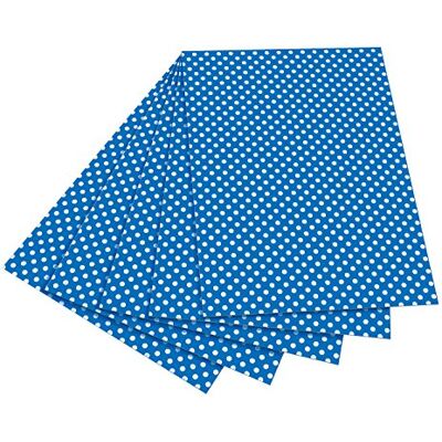 folia 5903 – Fotokartong blå med vita prickar, 50 x 70 cm, 10 ark, tryckt på båda sidor – för pyssel och kreativ design av kort, fönsterbilder och för scrapbooking folia 5903 – Fotokartong blå med vita prickar, 50 x 70 cm, 10 ark, tryckt på båda sidor – för pyssel och kreativ design av kort, fönsterbilder och för scrapbooking