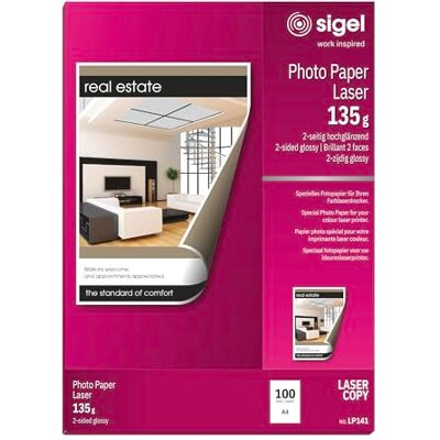 Sigel Fotopapper, Vit, A4 Sigel Fotopapper, Vit, A4