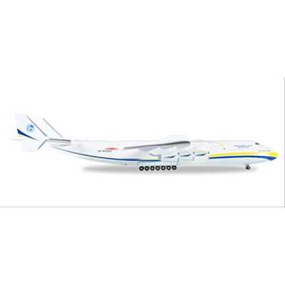 Herpa modellflygplan Antonov Airlines AN-225 Mriya, skala 1:400, modell, samlarobjekt, flygplan utan ställ, metallfigur Herpa modellflygplan Antonov Airlines AN-225 Mriya, skala 1:400, modell, samlarobjekt, flygplan utan ställ, metallfigur
